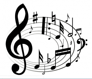 music notes clipart