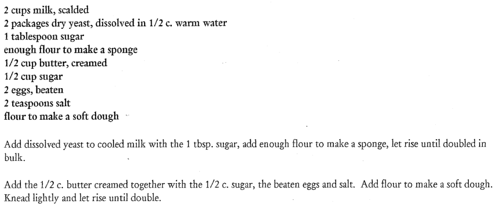 butterhorn dough recipe