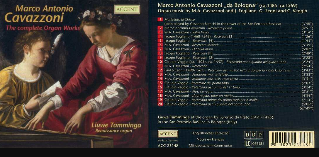 Marco Antonio Cavazzoni cd cover
