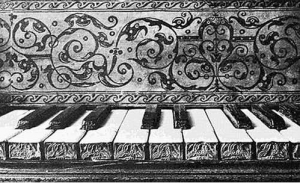 harpsichord keyboard