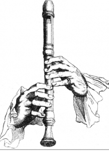 recorder player