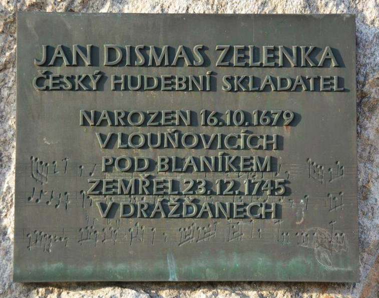 zelenka plaque in lounovice