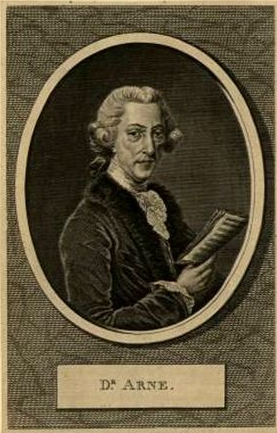 Thomas Arne portrait