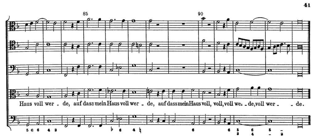 Ahle score excerpt