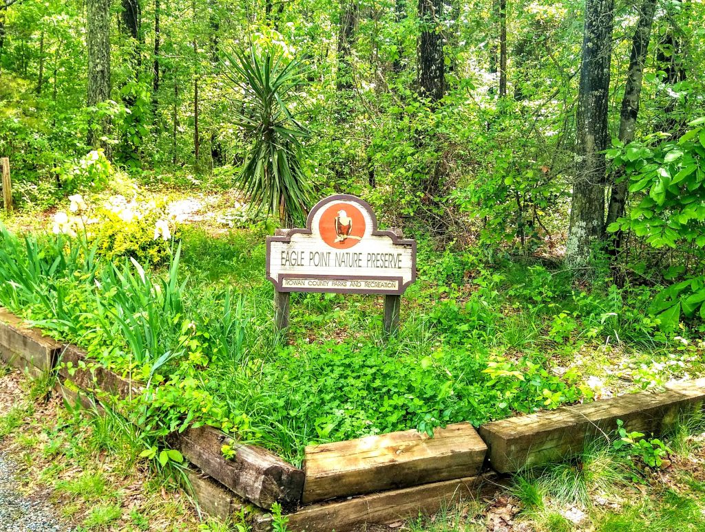 Entrance, Eagle Point Nature Preserve, Rowan County, North Carolina